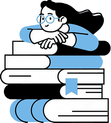 Academia de Estudios en Santander icono chica con libros